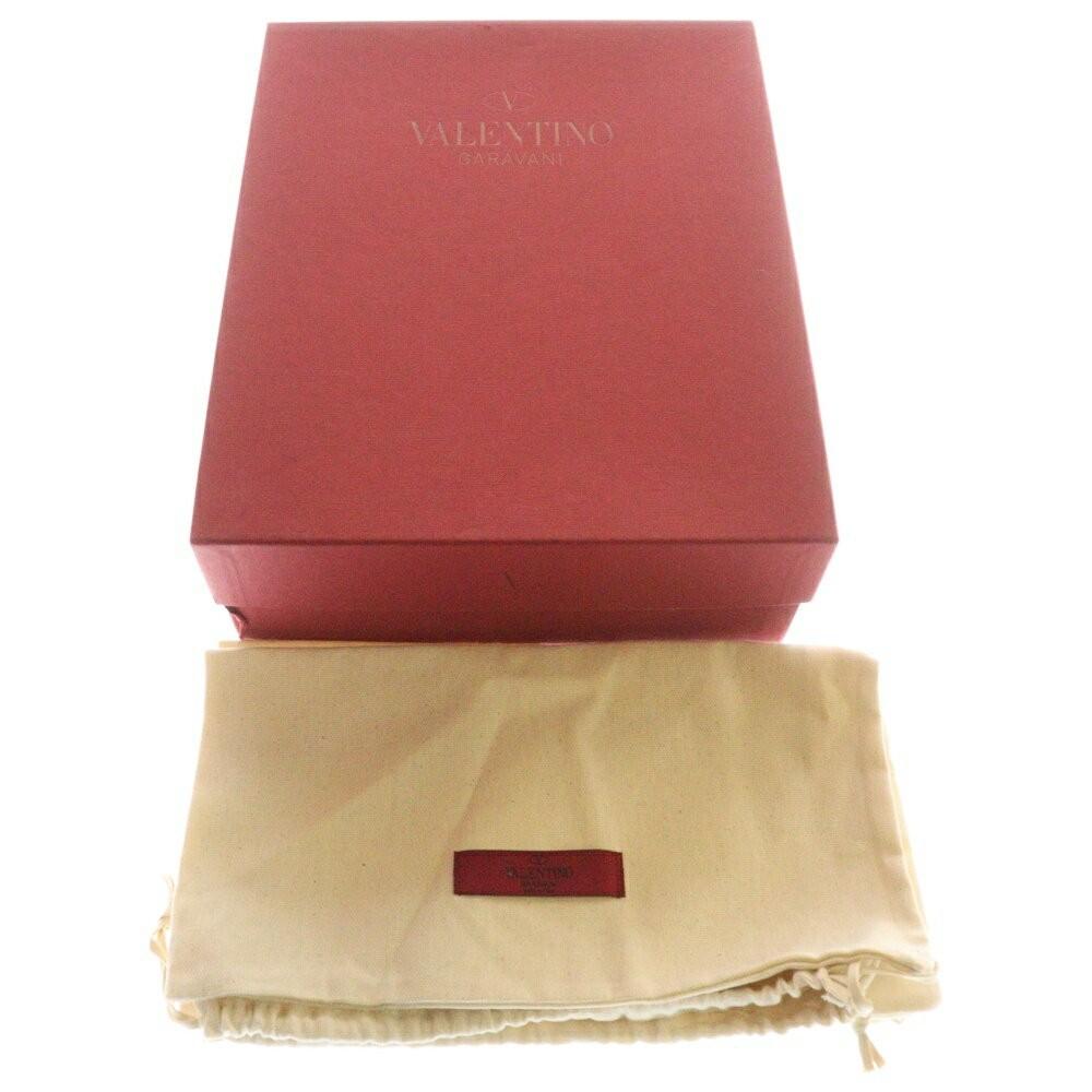 Valentino Short Boots Shoes Studs EU 37.5 US 7.5 Leather Black Authentic