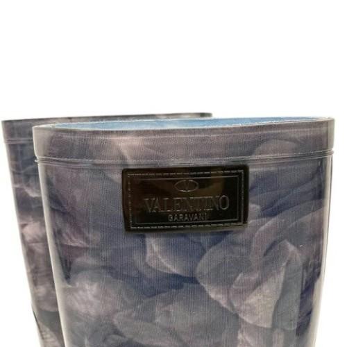 Valentino Garavani Rain Boots Shoes EU 36.0 US 6.0 Black Gray Authentic