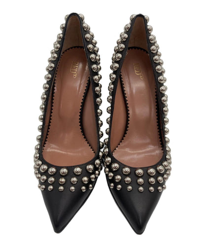 Red Valentino Shoes Pumps Heel EU 37 US 7 Black Authentic