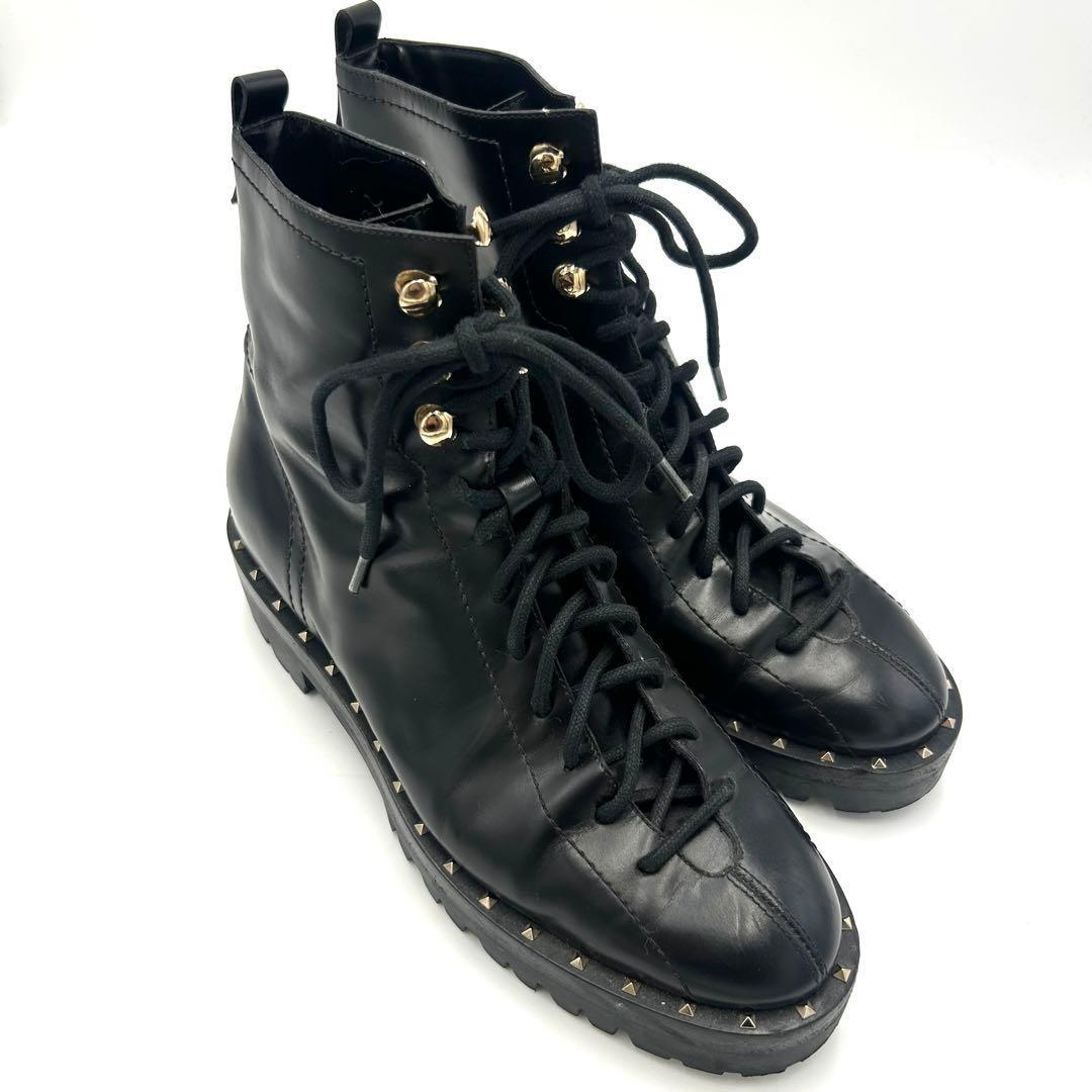 Valentino Garavani Boots Shoes Rockstuds EU 36.5 US 6.5 Authentic