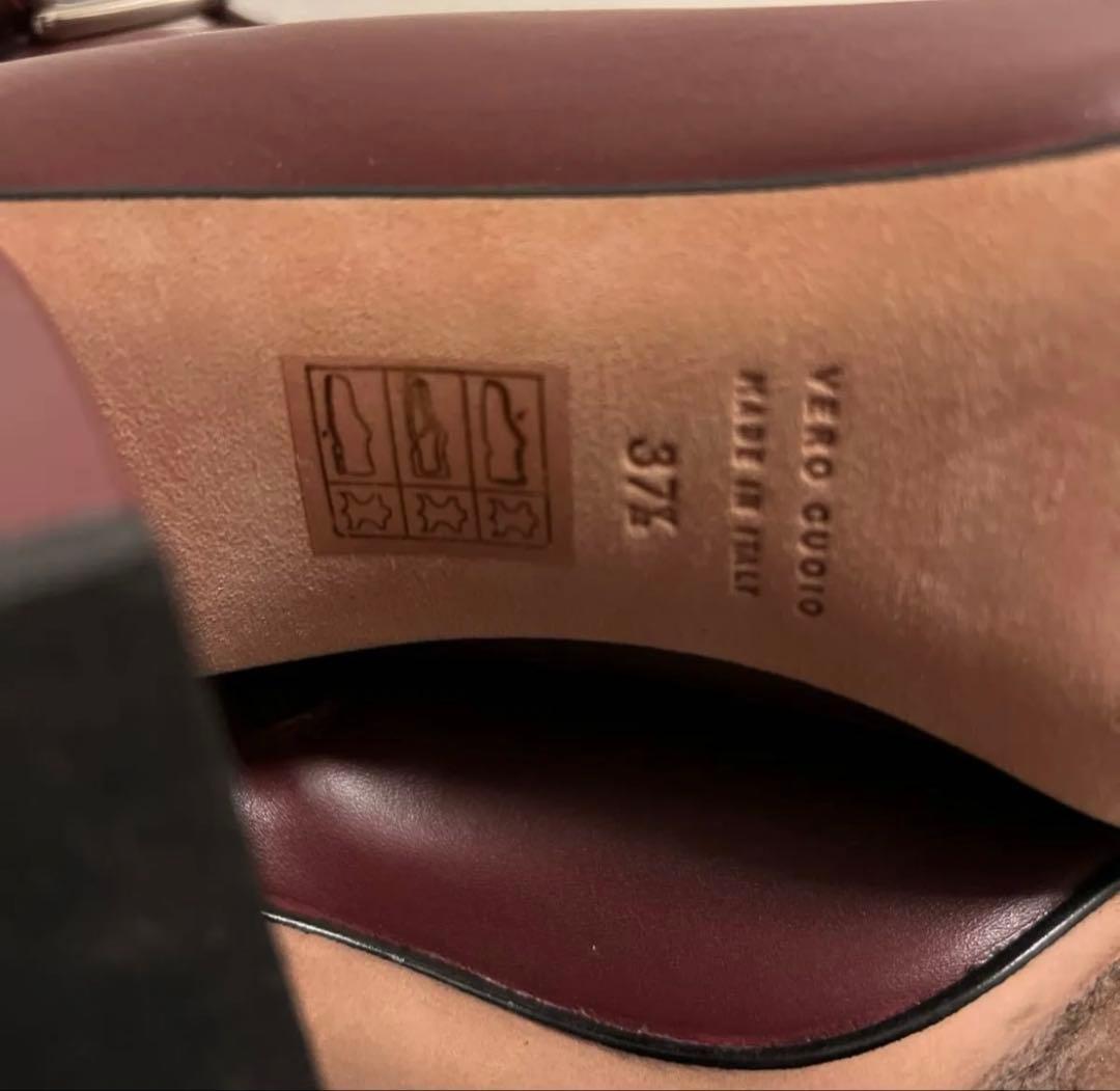 Red Valentino Short Boots Shoes EU 37.5 US 7.5 Leather Burgundy Authentic