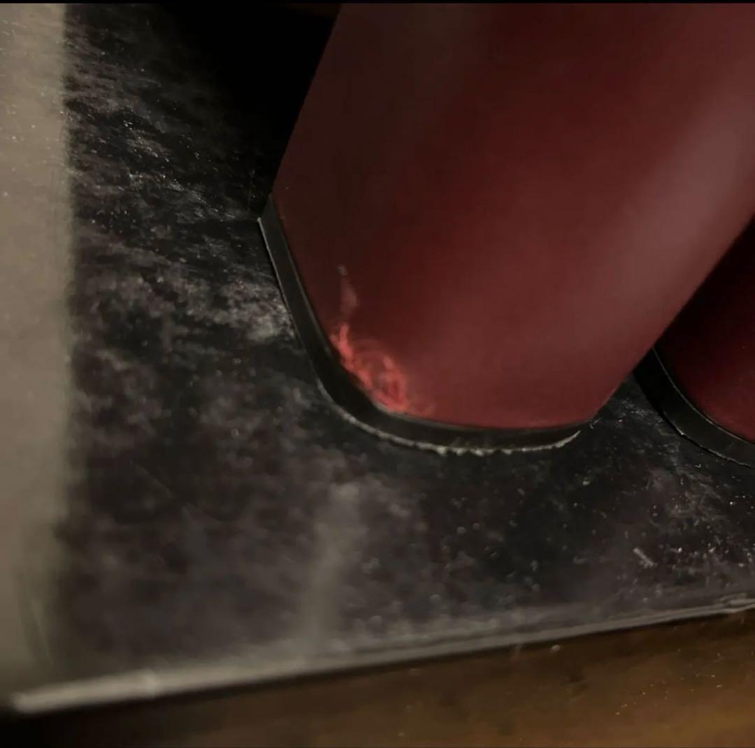 Red Valentino Short Boots Shoes EU 37.5 US 7.5 Leather Burgundy Authentic