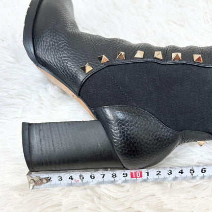 Valentino Garavani Boots Shoes Rockstuds EU 36.0 US 6.0 Black Authentic