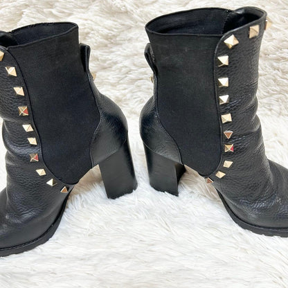 Valentino Garavani Boots Shoes Rockstuds EU 36.0 US 6.0 Black Authentic