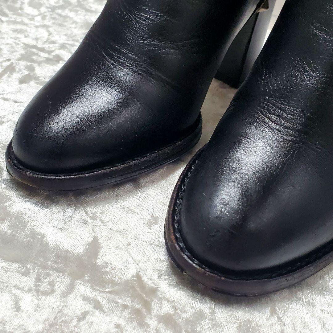 Valentino Garavani Boots Shoes Studs EU 35.5 US 5.5 Leather Black Authentic