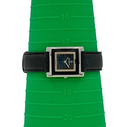 Saint Laurent Quartz Watch Wristwatch Logo Black Women's Authentic