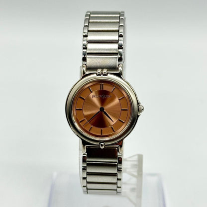 Saint Laurent 2200-H19977 Watch Wristwatch Logo Beige Women's Authentic