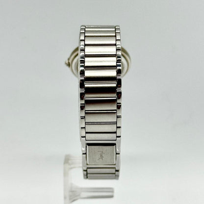 Saint Laurent 2200-H19977 Watch Wristwatch Logo Beige Women's Authentic