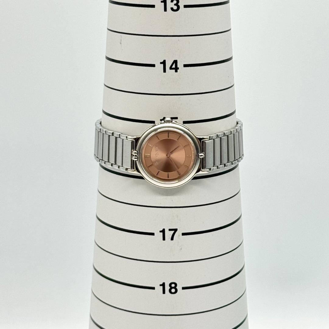 Saint Laurent 2200-H19977 Watch Wristwatch Logo Beige Women's Authentic