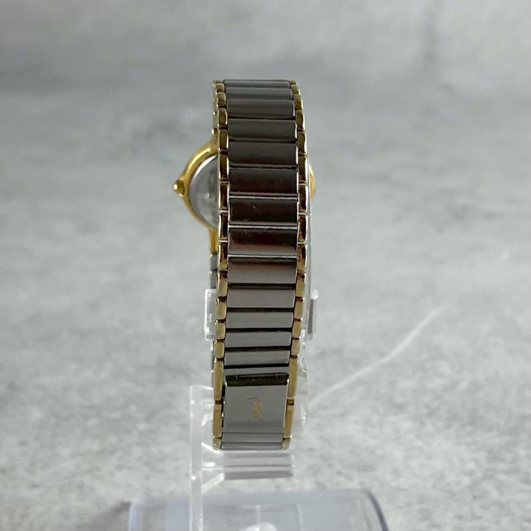 Saint Laurent 2200-228481 TA Watch Wristwatch YSL Cassandra Gold Silver Women's