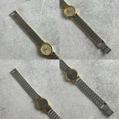 Saint Laurent 2200-228481 TA Watch Wristwatch YSL Cassandra Gold Silver Women's