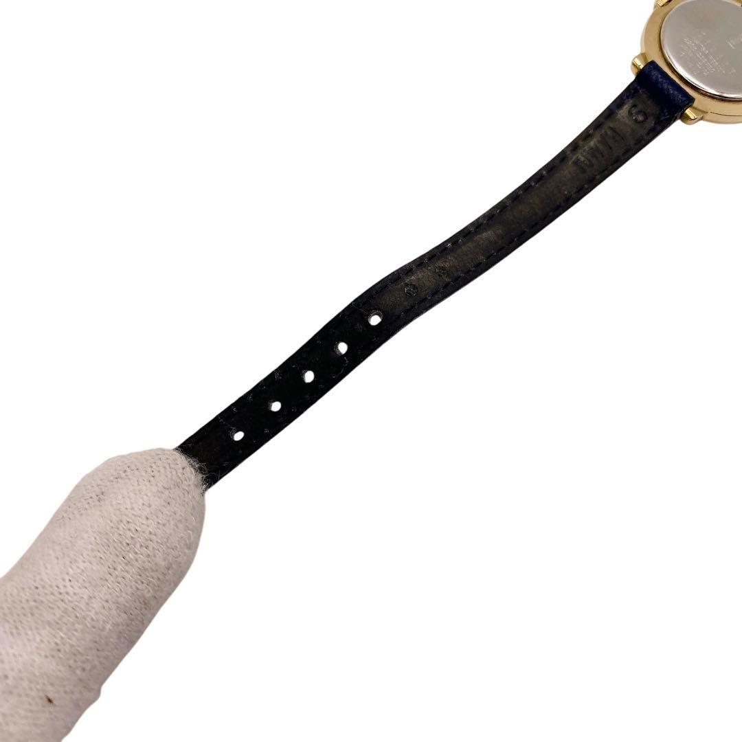 Saint Laurent Quartz Watch Wristwatch YSL Cassandra White Navy Women's Auth