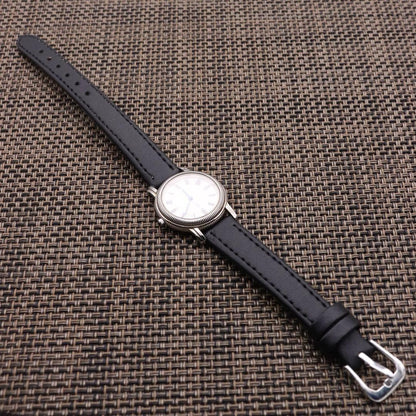 Saint Laurent Quartz Watch Wristwatch YSL Cassandra White Silver Women's Auth