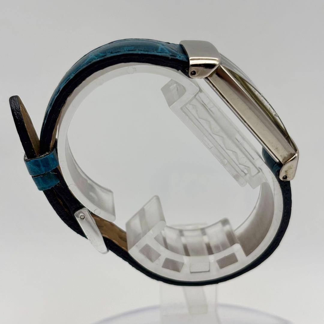 Saint Laurent Quartz Watch Wristwatch YSL Cassandra Black Turquoise Women's Auth