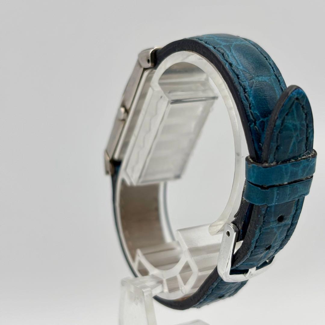 Saint Laurent Quartz Watch Wristwatch YSL Cassandra Black Turquoise Women's Auth