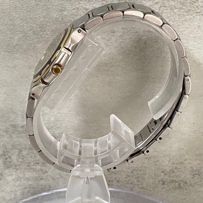 Saint Laurent Quartz Watch Wristwatch YSL Cassandra Black Gold Women's Auth