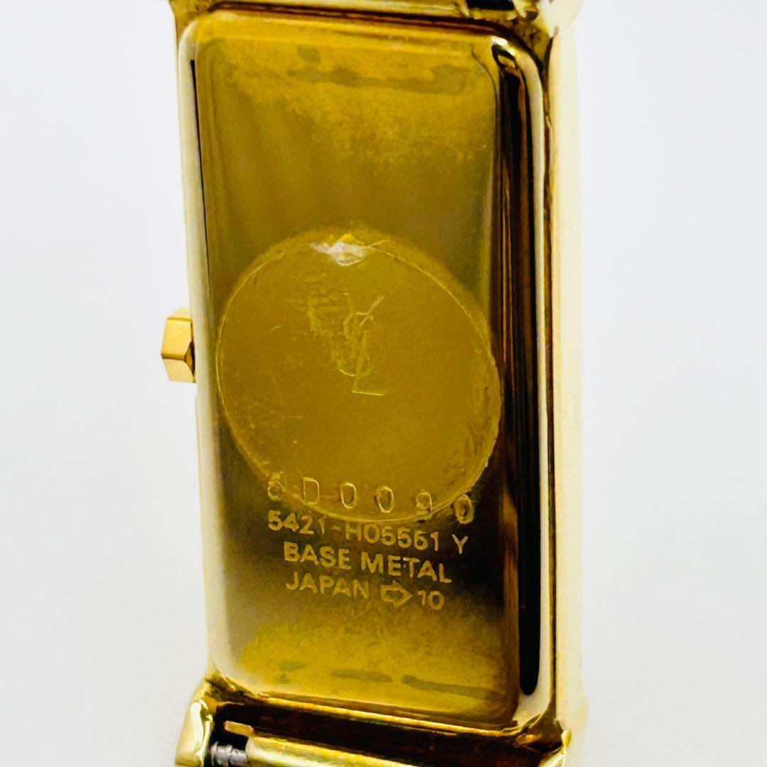 Saint Laurent Quartz Watch Wristwatch YSL Cassandra Gold Women's Authentic