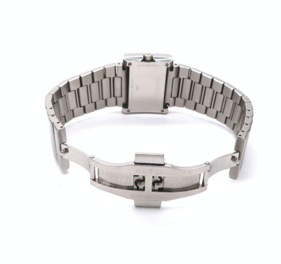 GUCCI 100L Quartz Watch Wristwatch Silver Women's Authentic