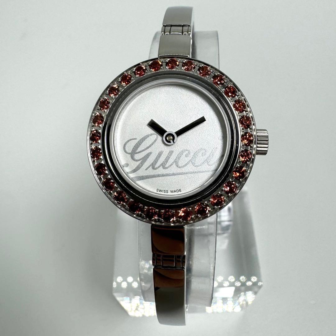 GUCCI Quartz Watch Wristwatch White Women's Authentic