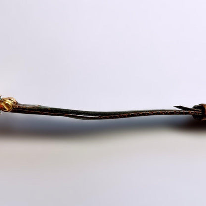 GUCCI Quartz Watch Wristwatch White Brown Women's Authentic