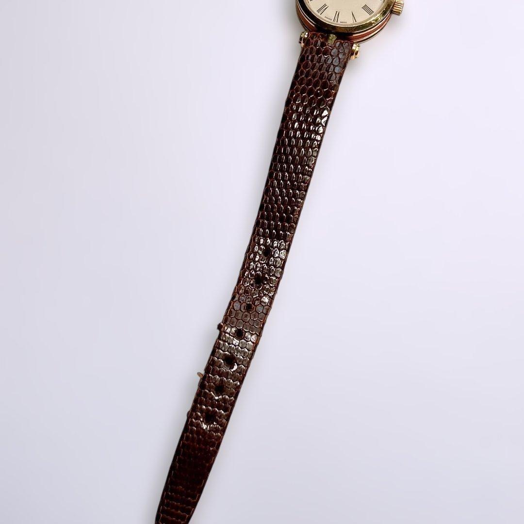 GUCCI Quartz Watch Wristwatch White Brown Women's Authentic