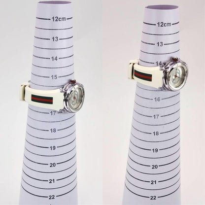 GUCCI 137.3 Quartz Watch Wristwatch Sherry Line Silver Women's Authentic