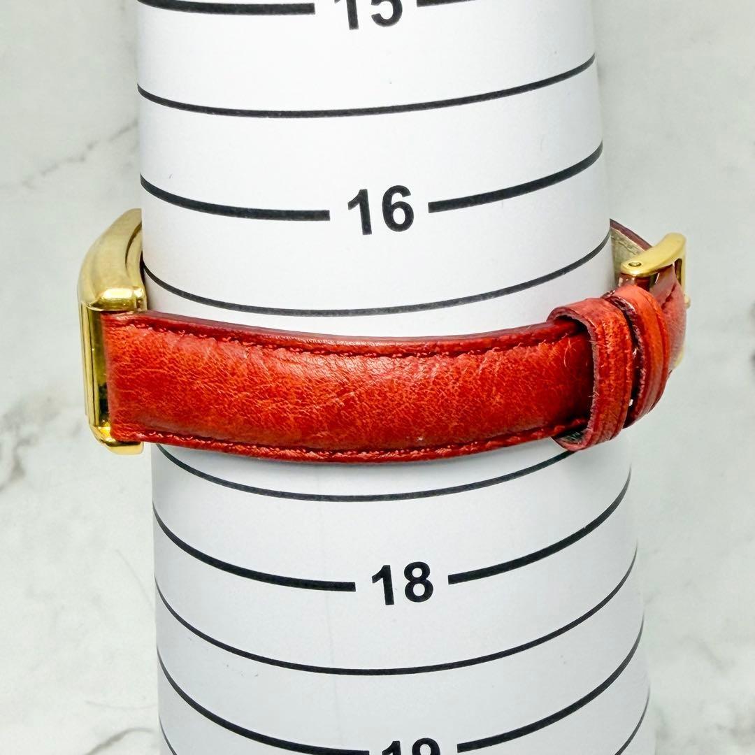 GUCCI 2600L Quartz Watch Wristwatch Gold Red Women's Authentic