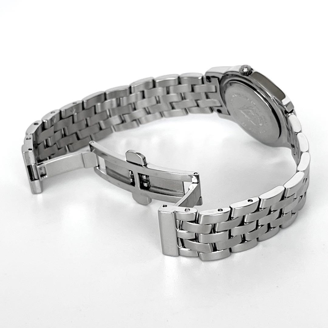 GUCCI 5500L Quartz Watch Wristwatch Silver Black Women's Authentic