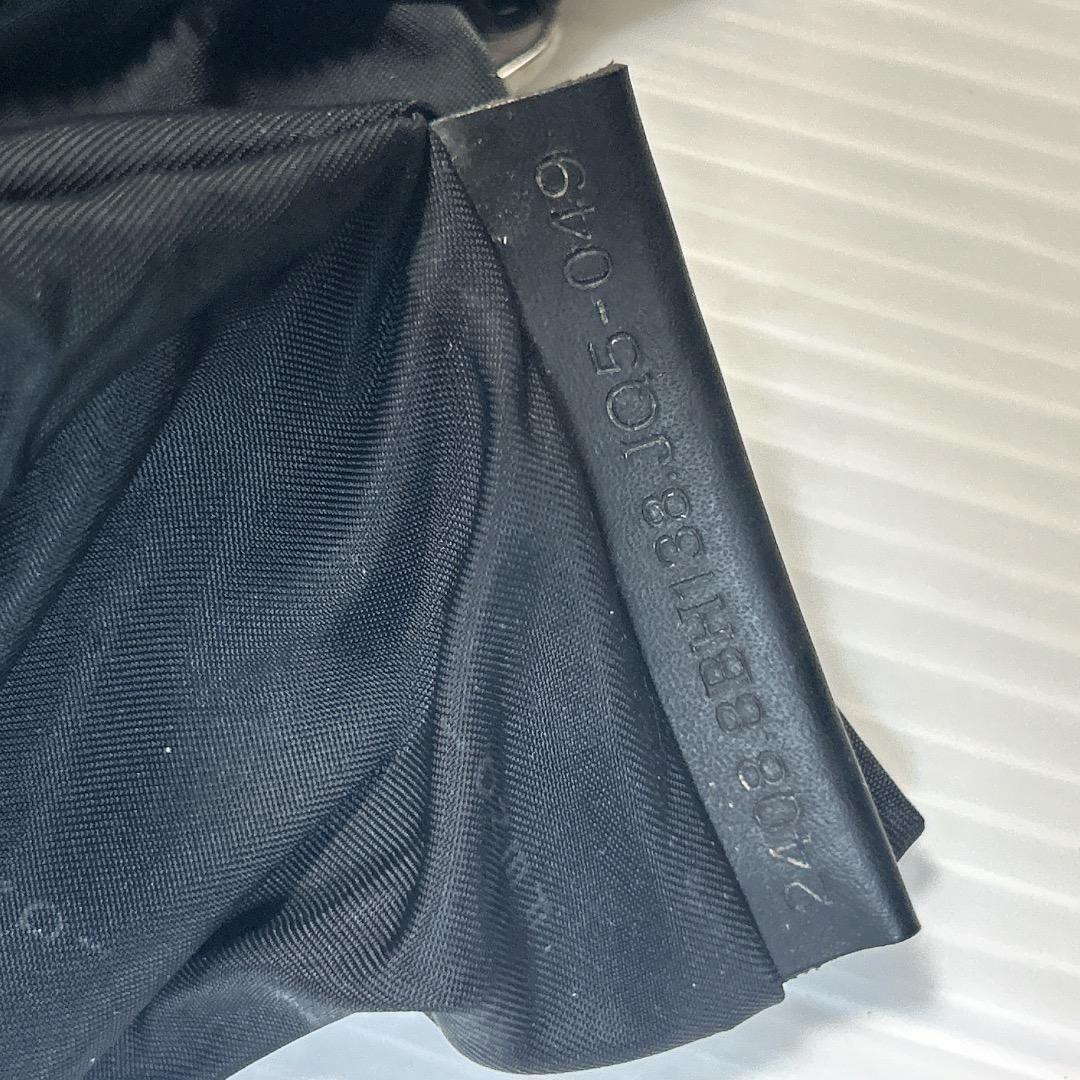 FENDI Hand Bag Tote Purse FF Zucca Zucchino Jacquard Leather Black Authentic