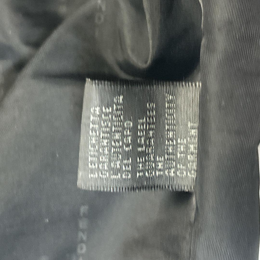 FENDI Hand Bag Tote Purse FF Zucca Zucchino Jacquard Leather Black Authentic