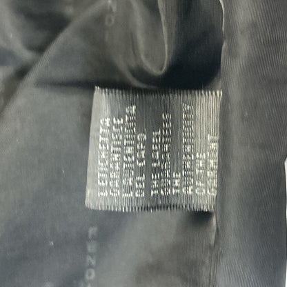 FENDI Hand Bag Tote Purse FF Zucca Zucchino Jacquard Leather Black Authentic