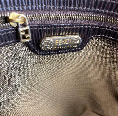 FENDI Hand Shoulder Bag Tote Purse 2way FF Authentic