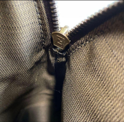 FENDI Hand Shoulder Bag Tote Purse 2way FF Authentic