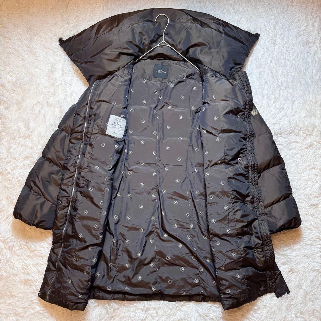 Weekend Max Mara Down Coat Asian fit L 40 US size M Khaki Brown Authentic
