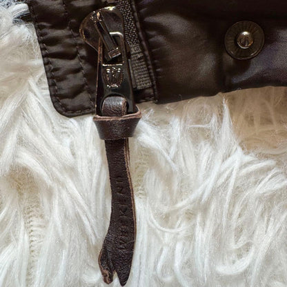 Weekend Max Mara Down Coat Asian fit L 40 US size M Khaki Brown Authentic