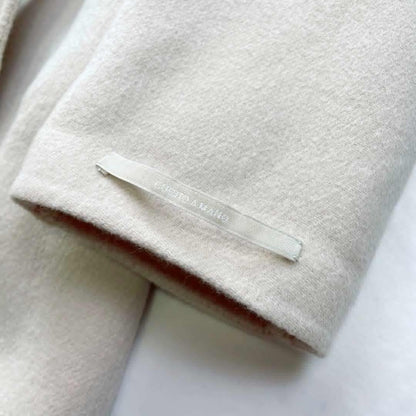 S Max Mara CUCITO A MANO Coat Asian fit L 40 US size M Beige Authentic
