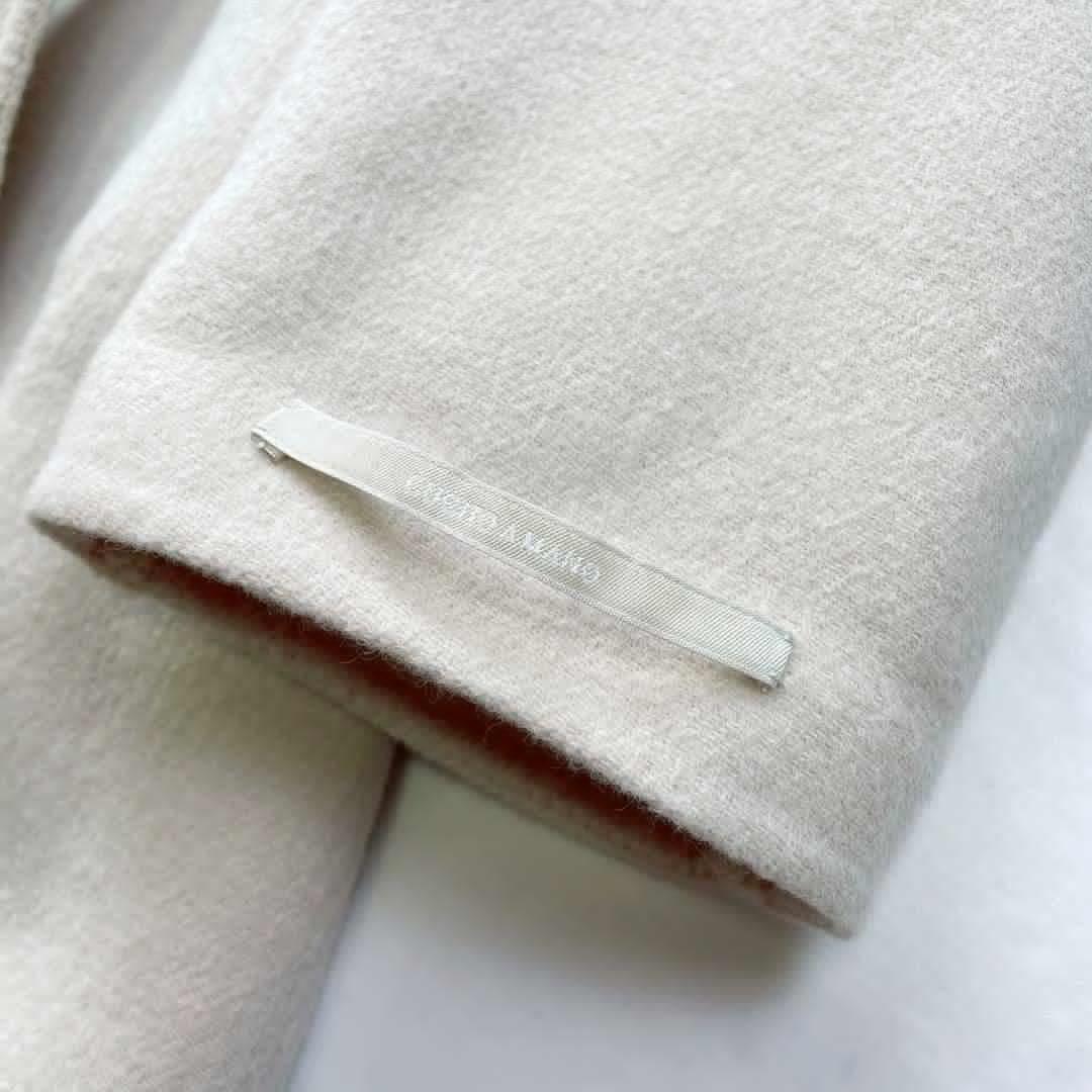 S Max Mara CUCITO A MANO Coat Asian fit L 40 US size M Beige Authentic
