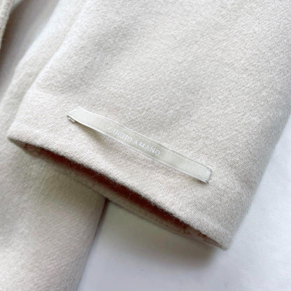 S Max Mara CUCITO A MANO Coat Asian fit L 40 US size M Beige Authentic