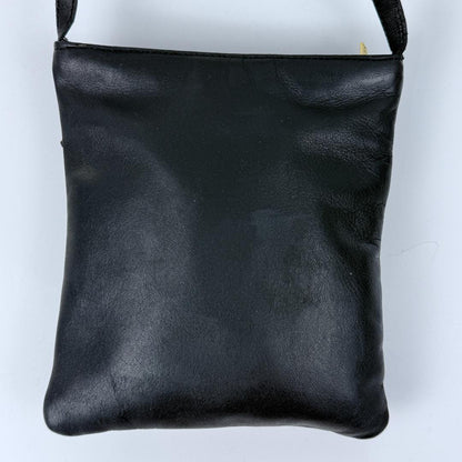 LOEWE Smartphone Shoulder Mini Bag Purse Logo Leather Black Authentic