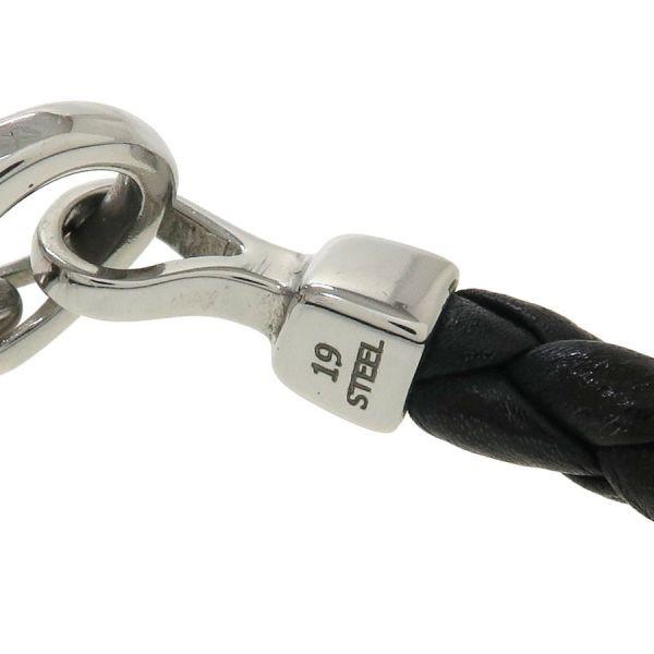 GUCCI Bracelet Bangle Leather Black Women Accessory Authentic