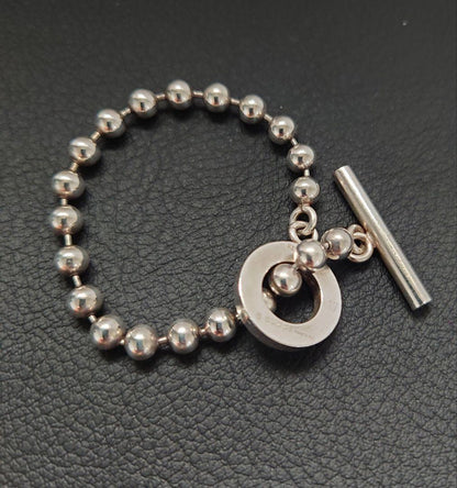 GUCCI Bracelet Bangle ball chain Silver Women Accessory Authentic