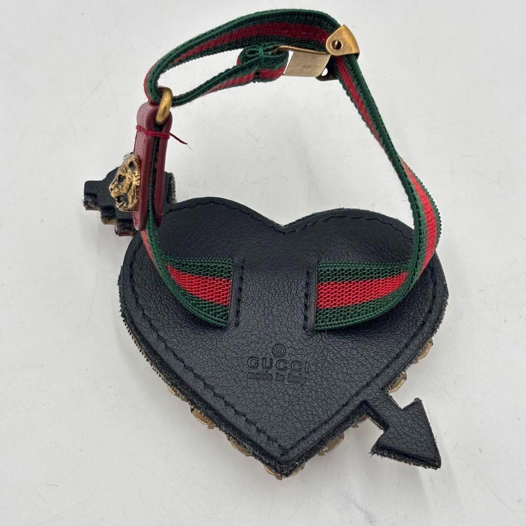 GUCCI Bracelet Bangle Sherry Line Heart Women Accessory Authentic