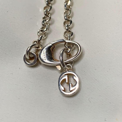 GUCCI Bracelet Bangle Interlocking Marmont Arabesque Silver Women Accessory