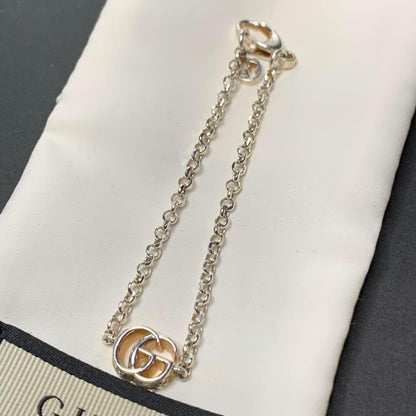 GUCCI Bracelet Bangle Interlocking Marmont Arabesque Silver Women Accessory