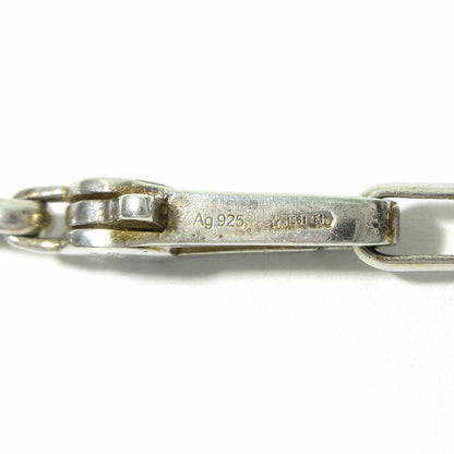 GUCCI Bracelet Bangle Interlocking G Silver 925 Men Accessory Authentic