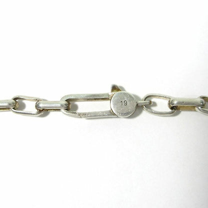 GUCCI Bracelet Bangle Interlocking G Silver 925 Men Accessory Authentic