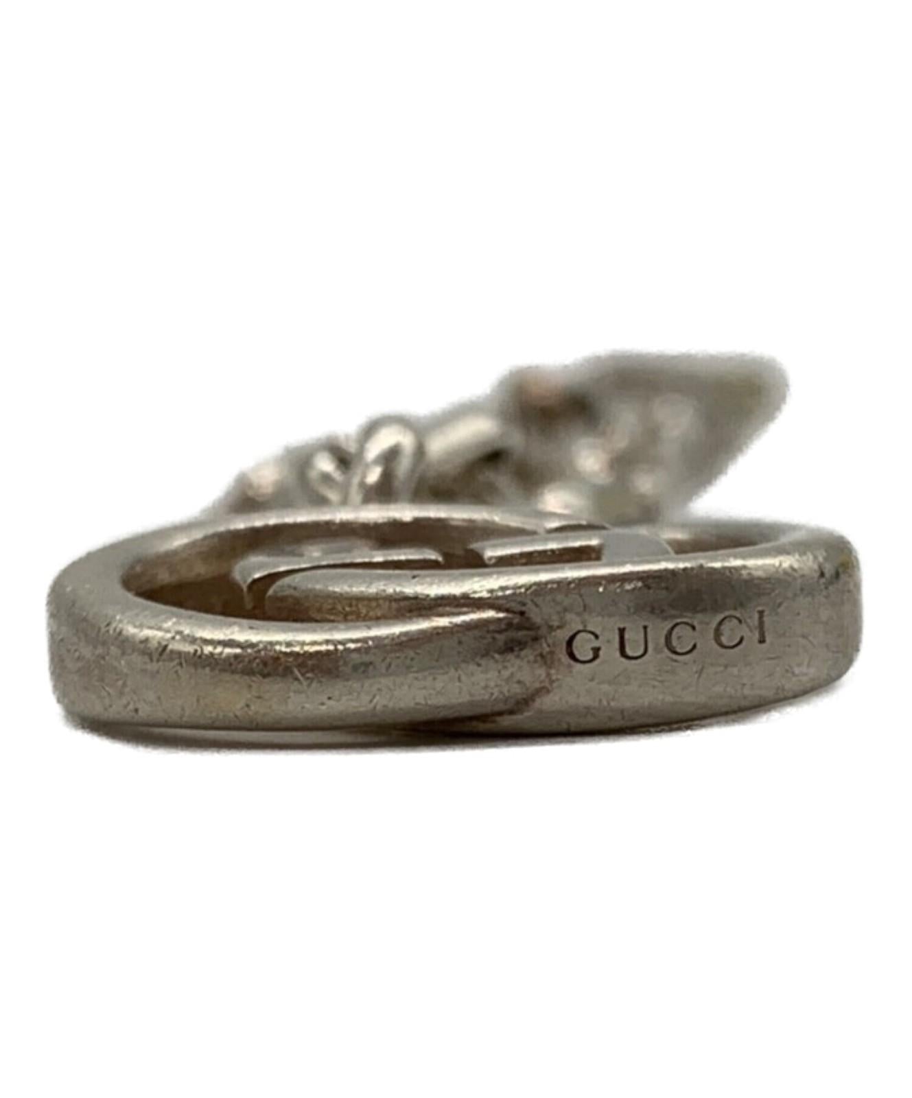 GUCCI Bracelet Bangle Chain Silver Ag925 Men Accessory Authentic