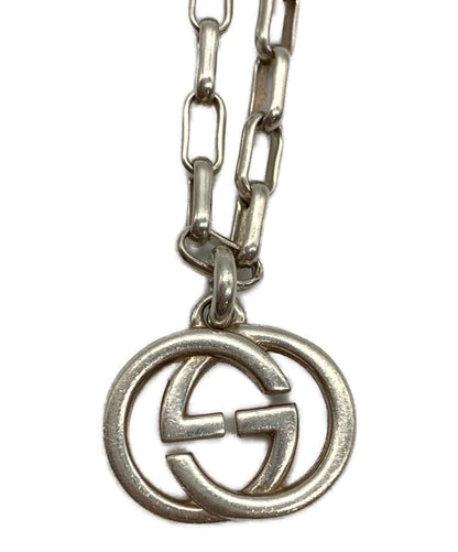 GUCCI Bracelet Bangle Chain Silver Ag925 Men Accessory Authentic