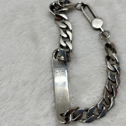 GUCCI Bracelet Bangle GHOST Silver 925 Men Accessory Authentic