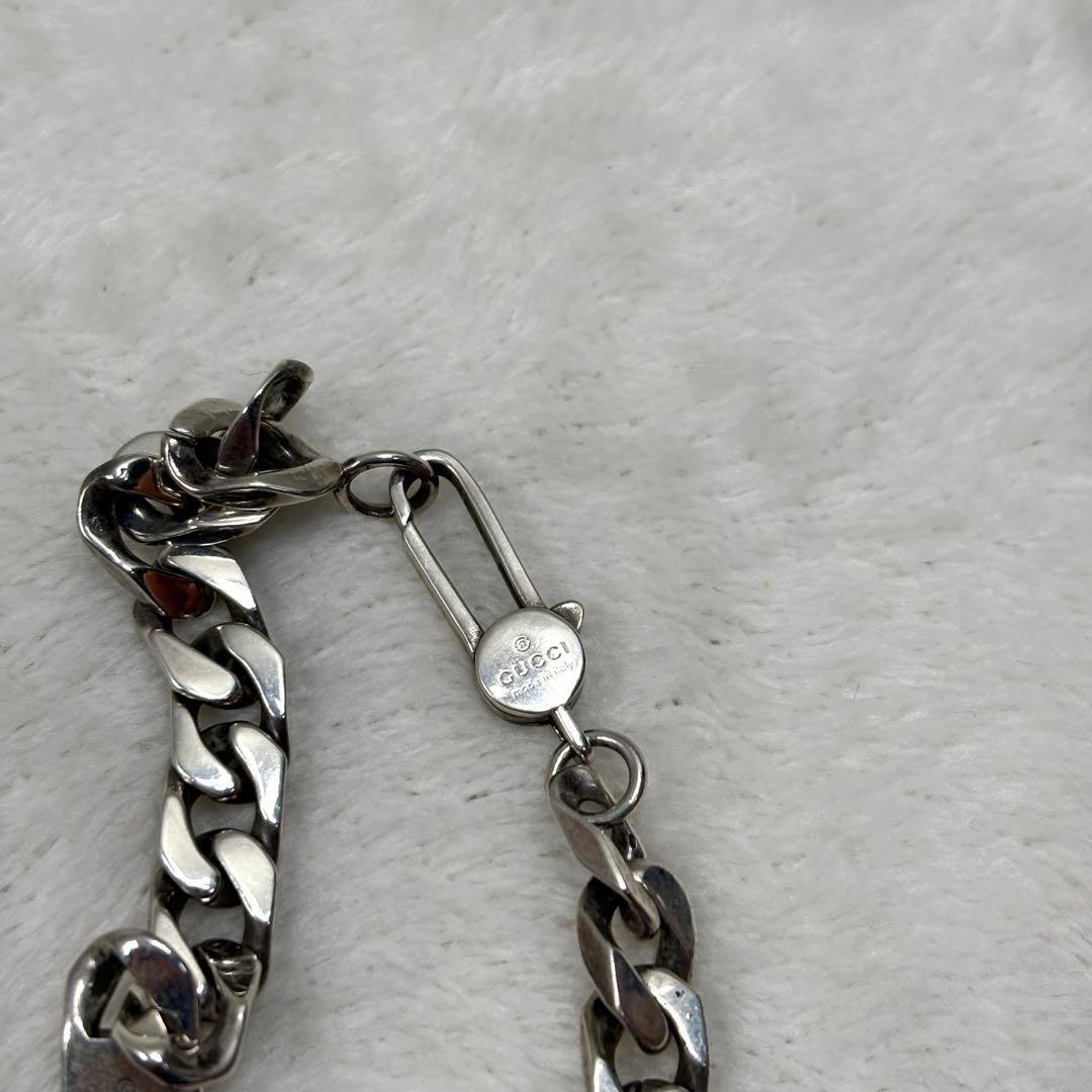 GUCCI Bracelet Bangle GHOST Silver 925 Men Accessory Authentic